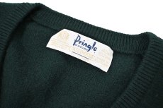 画像4: Used Pringle of Scotland V-Neck Cashmere Knit Sweater Green (4)