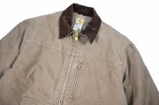 画像3: Used Carhartt Sherpa Lined Ridge Coat Mushroom (3)