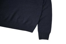 画像3: Used Paolo Mondo Cashmere Knit Sweater Navy (3)