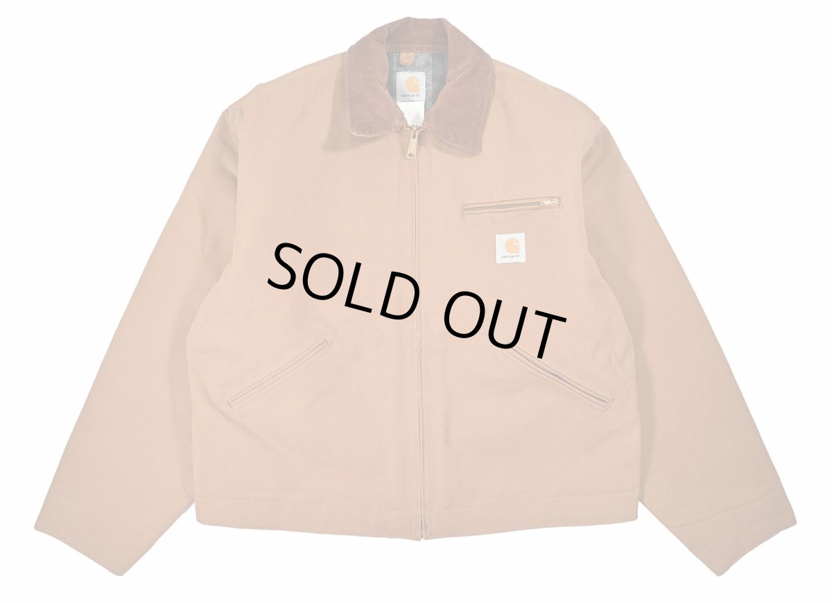 画像1: Deadstock Carhartt Blanket Lined Detroit Jacket Brown made in USA (1)