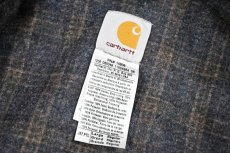 画像6: Used Carhartt Blanket Lined Detroit Jacket Petrol Blue (6)