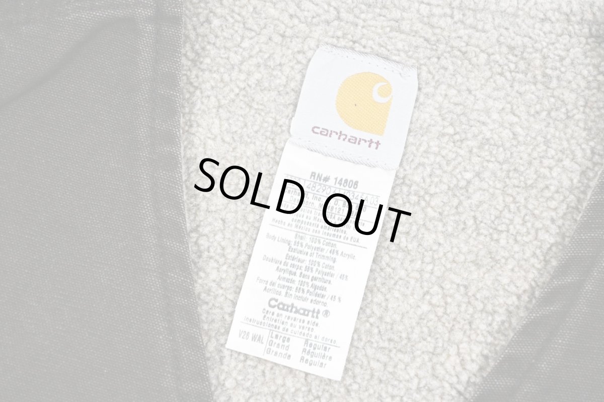 画像5: Used Carhartt Sherpa Lined Rugged Vest Walnut Brown (5)