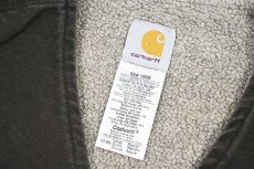 画像5: Used Carhartt Sherpa Lined Rugged Vest Walnut Brown (5)