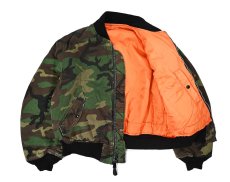 画像6: Used Alpha MA-1 Flight Jacket Camo made in USA (6)