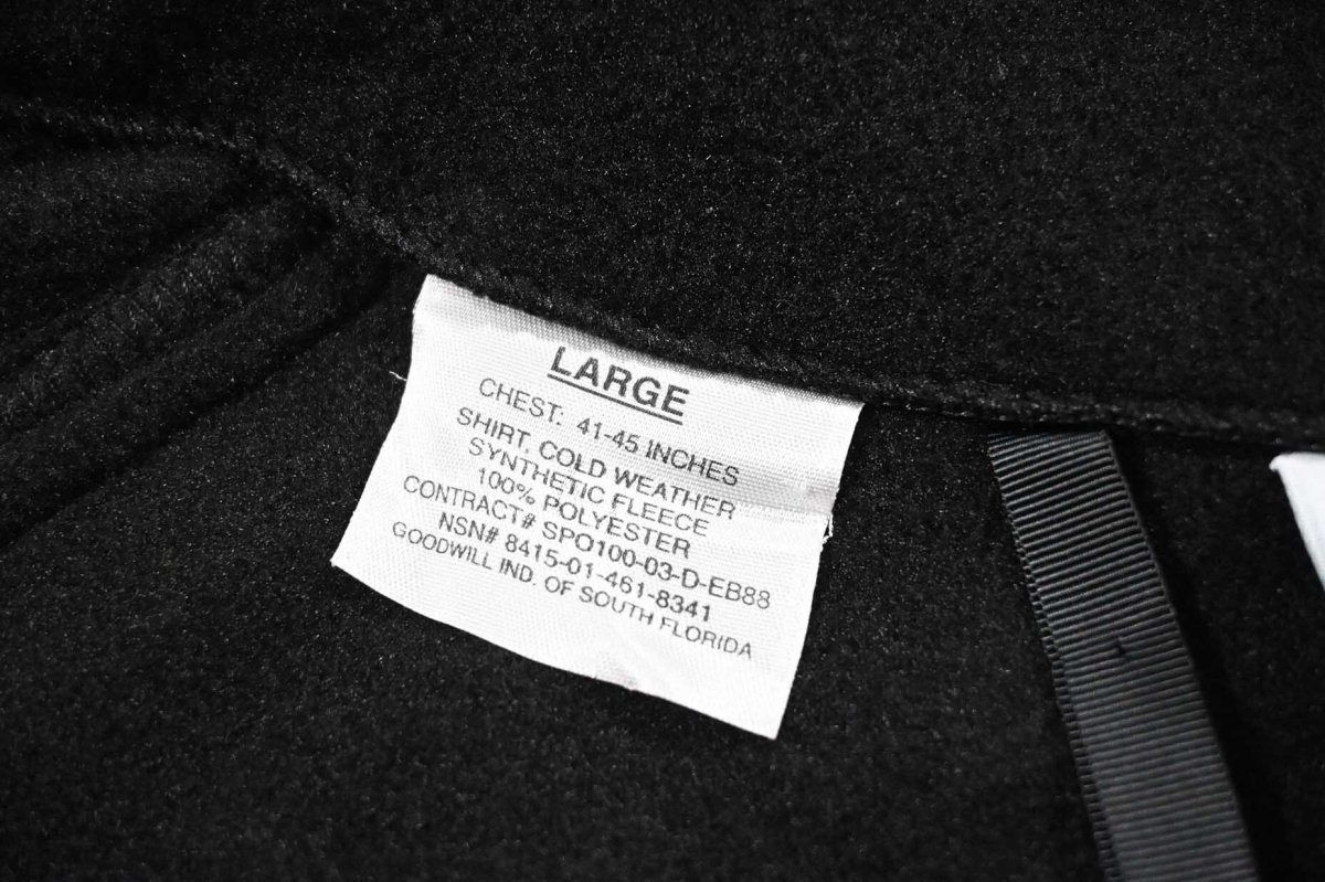 画像7: Deadstock ECWCS Gen2 Fleece Jacket Black (7)