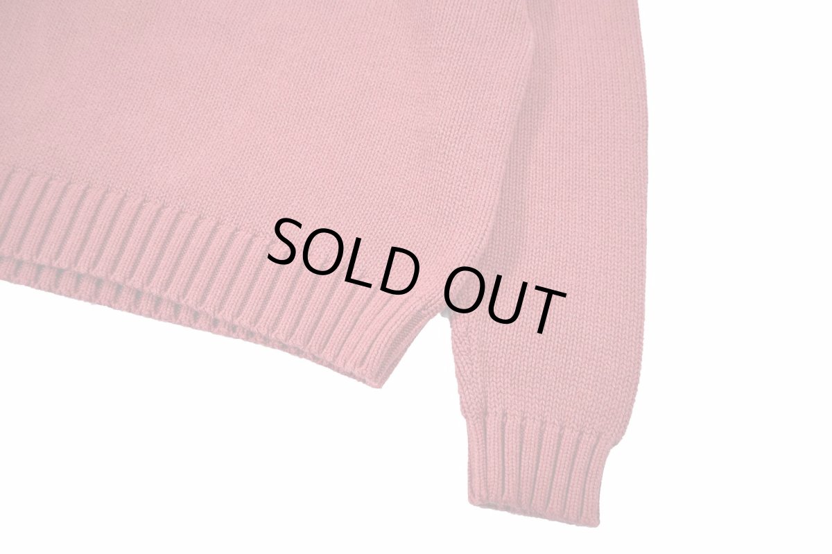 画像3: Used Polo Ralph Lauren V-Neck Cotton Knit Pink ラルフローレン (3)