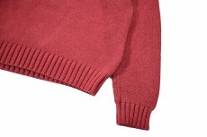 画像3: Used Polo Ralph Lauren V-Neck Cotton Knit Pink ラルフローレン (3)