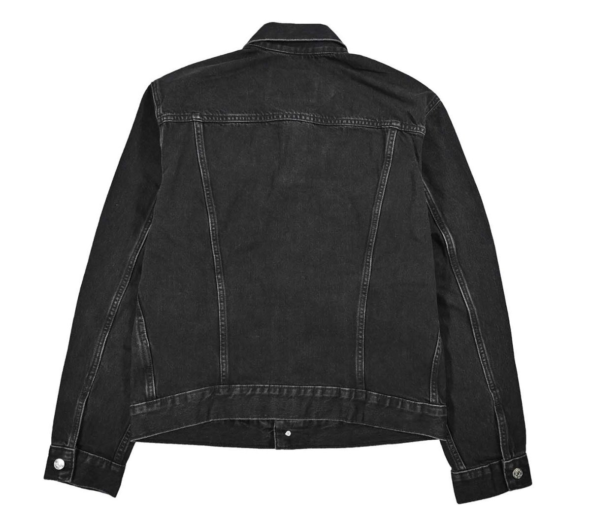 画像2: Calvin Klein Classic Trucker Jacket Black カルバンクライン (2)