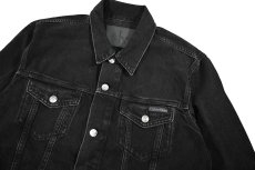 画像3: Calvin Klein Classic Trucker Jacket Black カルバンクライン (3)