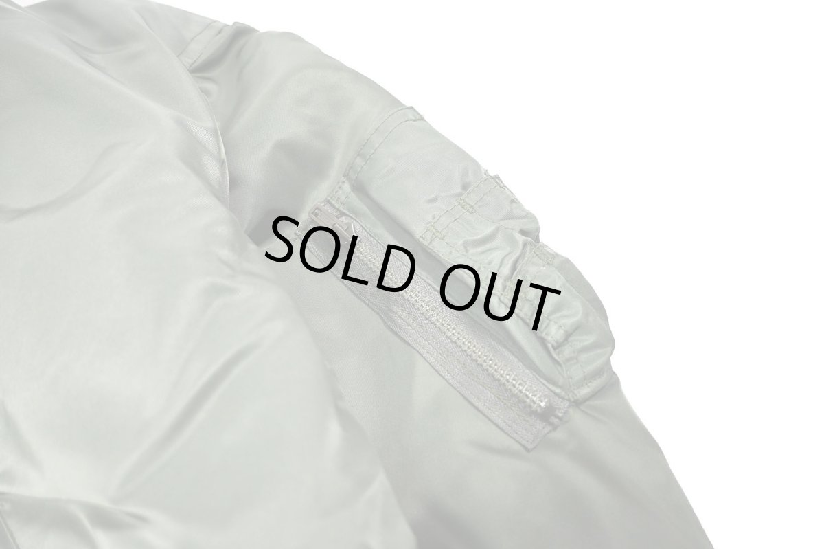 画像4: Deadstock Winfield International MA-1 Flight Jacket Olive Long Type (4)