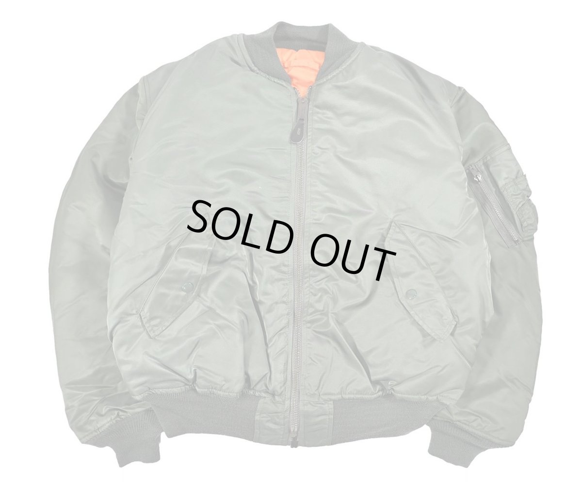 画像1: Deadstock Winfield International MA-1 Flight Jacket Olive Long Type (1)