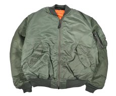 画像1: Deadstock Winfield International MA-1 Flight Jacket Olive Long Type (1)