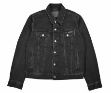 画像1: Calvin Klein Classic Trucker Jacket Black カルバンクライン (1)
