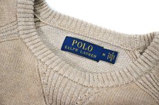 画像4: Used Polo Ralph Lauren Cotton Knit Beige ラルフローレン (4)
