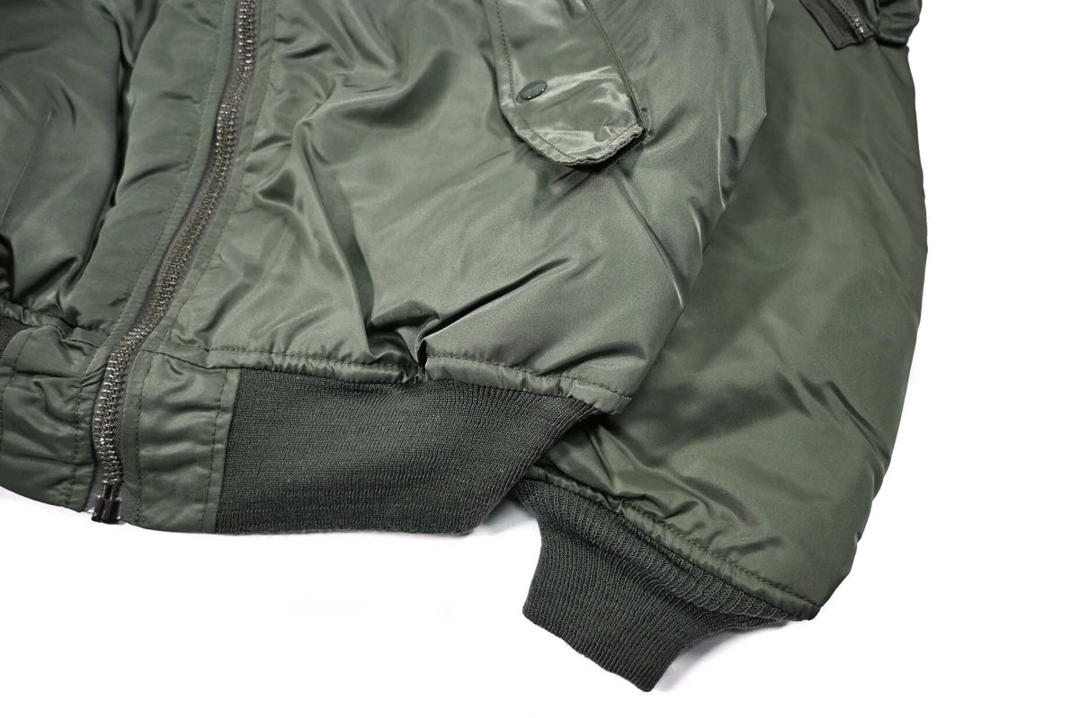 画像3: Deadstock Winfield International MA-1 Flight Jacket Olive Long Type (3)