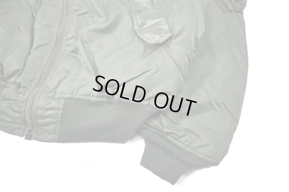 画像3: Deadstock Winfield International MA-1 Flight Jacket Olive Long Type (3)