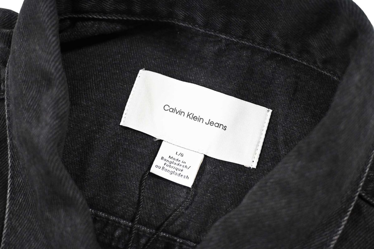 画像5: Calvin Klein Classic Trucker Jacket Black カルバンクライン (5)