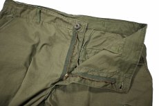 画像6: 60s Used Us Army Cotton Poplin Rip Stop Jungle Fatigue Pants Olive (6)