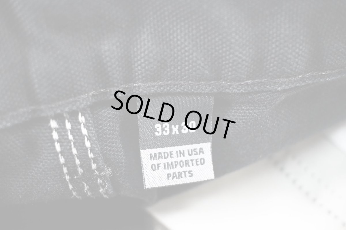 画像7: Used Carhartt Studded Duck Double Knee Carpenter Pants Black made in USA カーハート (7)