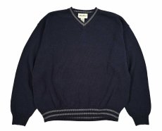 画像1: Used Eddie Bauer V-Neck Cotton Knit (1)