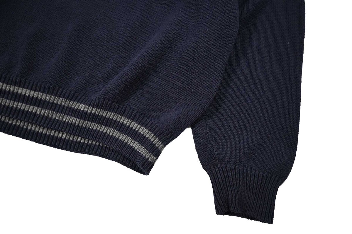 画像3: Used Eddie Bauer V-Neck Cotton Knit (3)