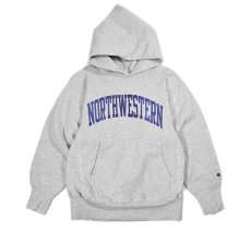画像1: 90s Used Champion Reverse Weave Sweat Hoodie "Northwestern" made in USA (1)