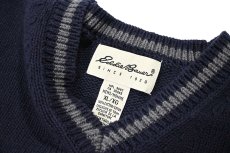 画像4: Used Eddie Bauer V-Neck Cotton Knit (4)