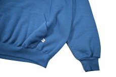 画像3: Deadstock Russell Athletic Blank Sweat Hoodie Blue (3)