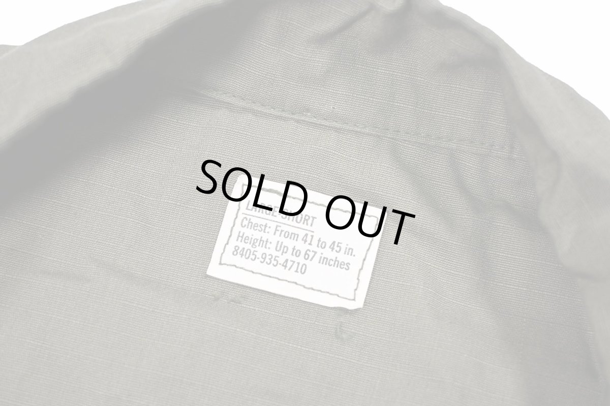 画像4: Deadstock Us Military Ripstop Poplin Jungle Fatigue Jacket (4)