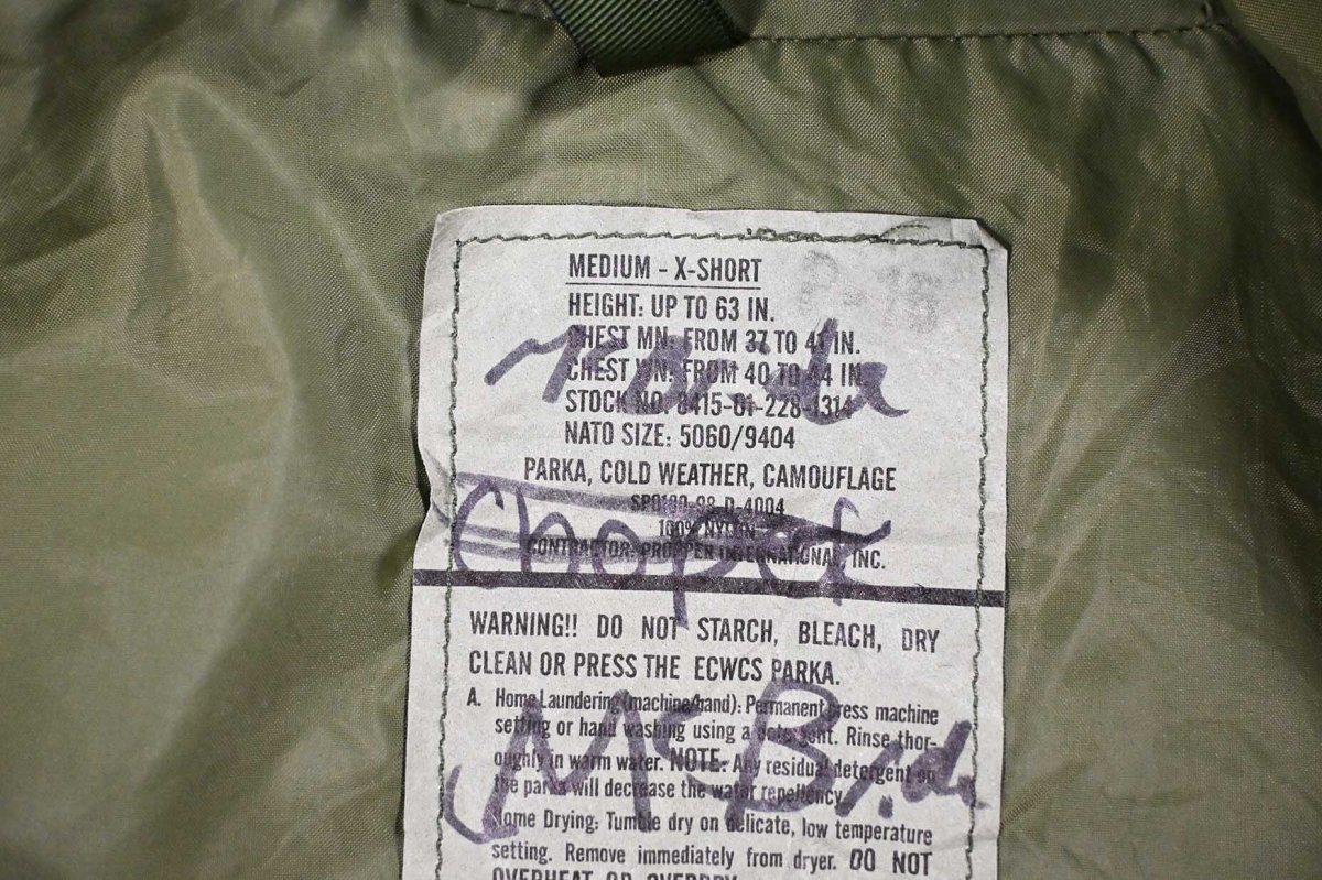 画像6: Used Us Army ECWCS Gen1 GORE-TEX Parka Woodland Camo (6)