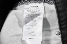 画像8: Used Carhartt Studded Duck Double Knee Carpenter Pants Fade Black made in USA カーハート (8)