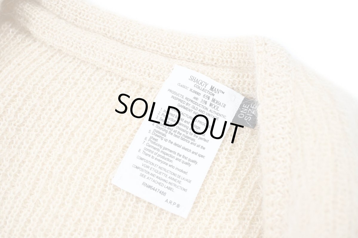 画像4: A.R.P. Shaggy Man™️ Mohair Cardigan W/Pocket Natural (4)