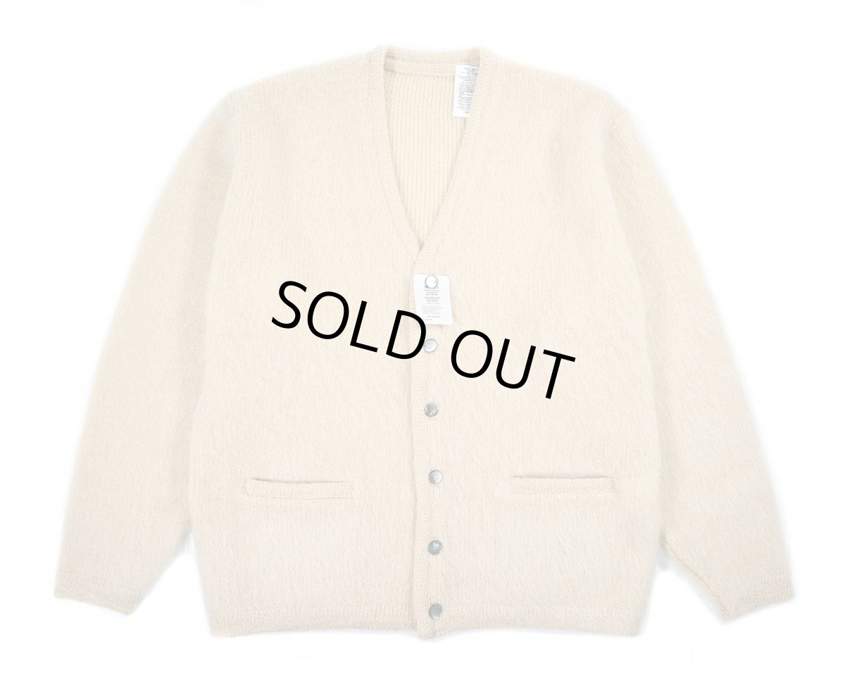 画像1: A.R.P. Shaggy Man™️ Mohair Cardigan W/Pocket Natural (1)
