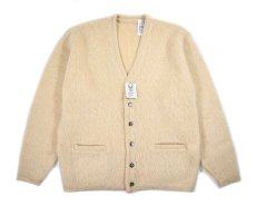 画像1: A.R.P. Shaggy Man™️ Mohair Cardigan W/Pocket Natural (1)