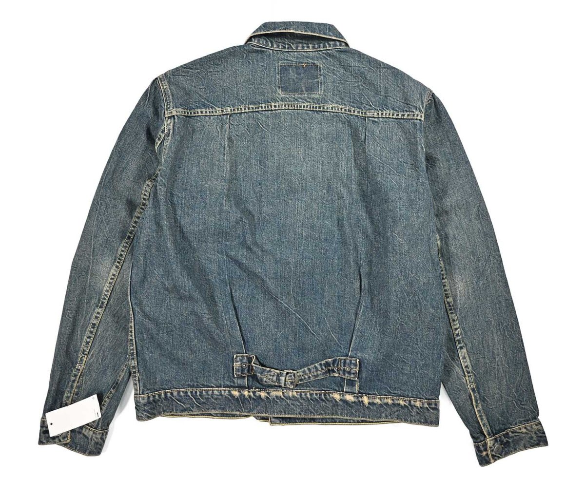 画像2: 00s Deadstock Levi's 70534-9953 Denim Trucker Jacket Type1 リーバイス (2)