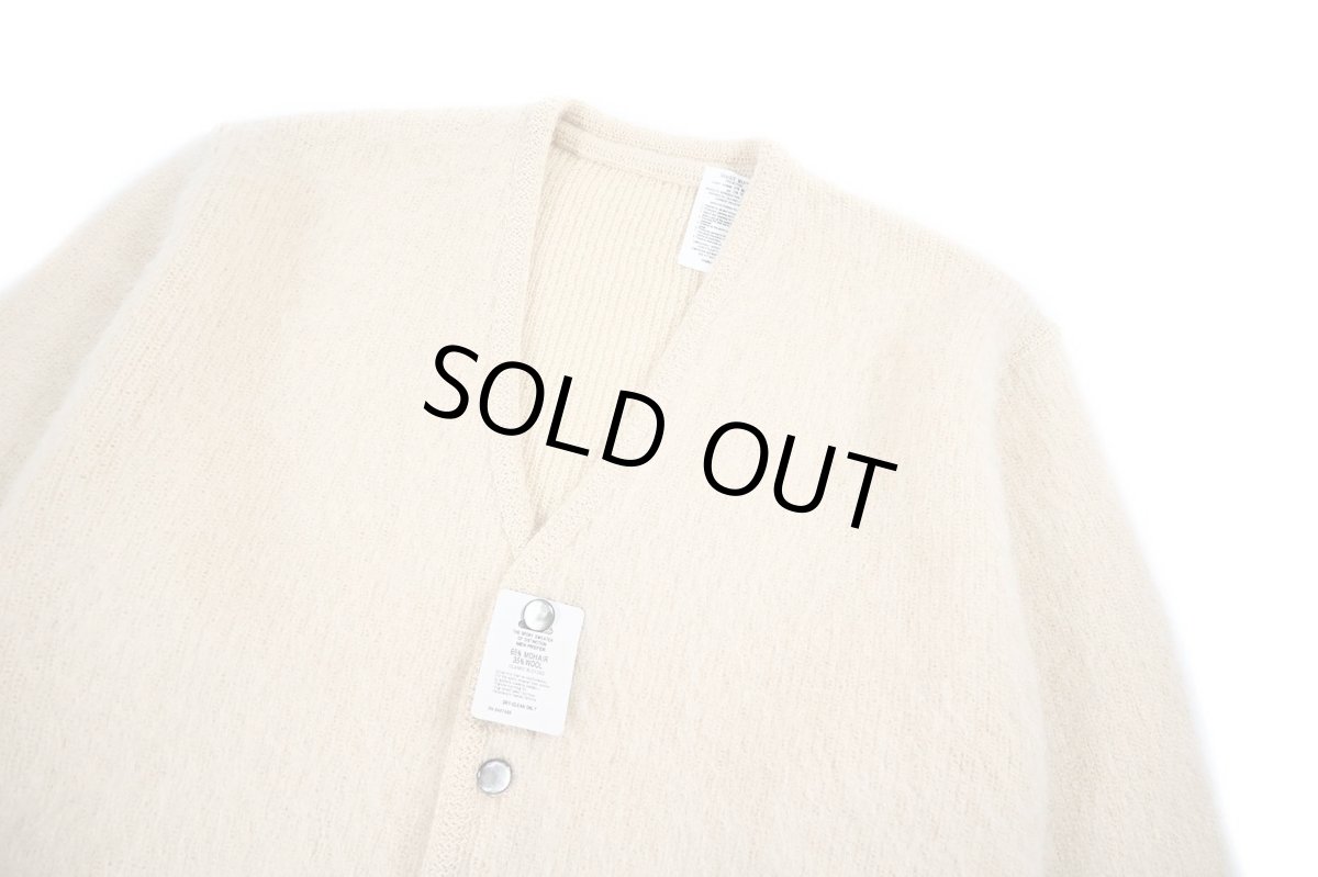 画像2: A.R.P. Shaggy Man™️ Mohair Cardigan W/Pocket Natural (2)