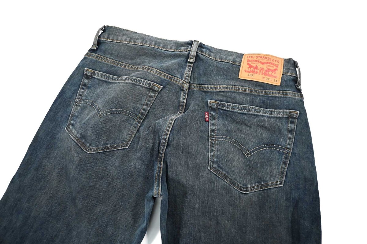 画像4: Used Levi's 569 Denim Pants Cut Off #0209 リーバイス (4)