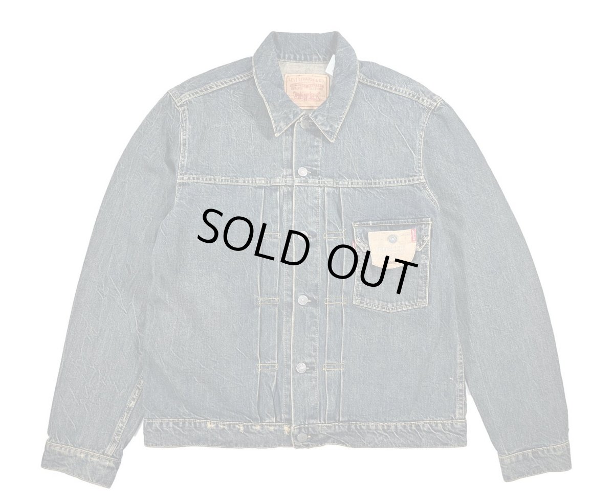 画像1: 00s Deadstock Levi's 70534-9953 Denim Trucker Jacket Type1 リーバイス (1)