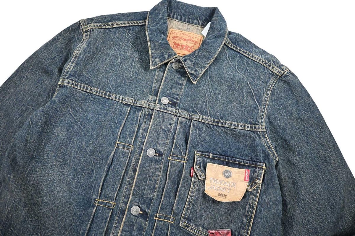 画像3: 00s Deadstock Levi's 70534-9953 Denim Trucker Jacket Type1 リーバイス (3)