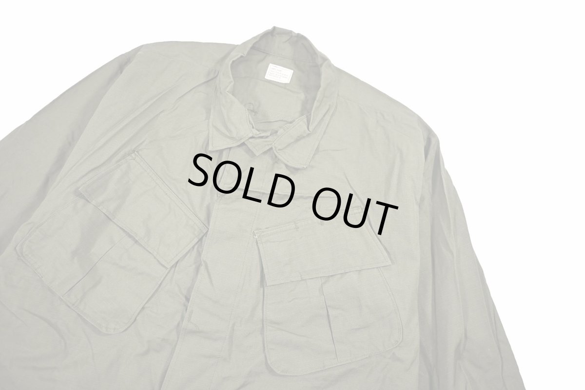 画像2: Deadstock Us Military Ripstop Poplin Jungle Fatigue Jacket (2)