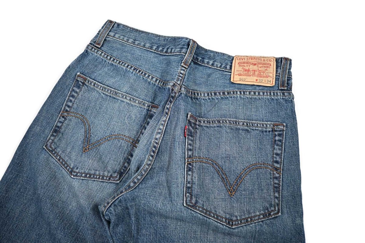 画像4: Used Levi's 569 Denim Pants Cut Off #4258 リーバイス (4)