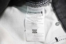 画像8: Used Carhartt Studded Duck Double Knee Carpenter Pants Fade Black made in USA カーハート (8)