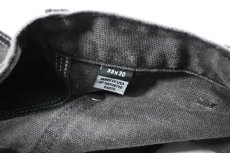 画像7: Used Carhartt Studded Duck Double Knee Carpenter Pants Fade Black made in USA カーハート (7)