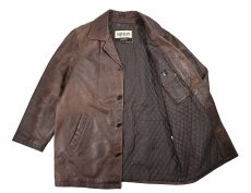 画像5: Used Wilsons M.Julian Leather Coat Brown (5)