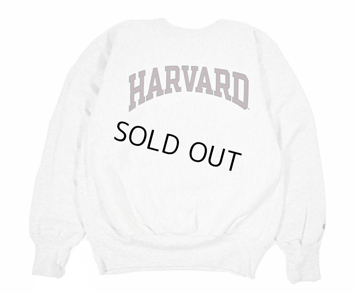画像1: 90s Deadstock Champion Reverse Weave Sweat Hoodie "Harvard" (1)