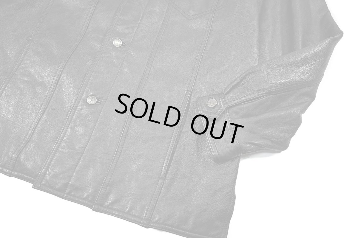 画像4: Used Wilsons M.Julian Leather Jacket Black (4)