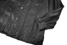 画像4: Used Wilsons M.Julian Leather Jacket Black (4)