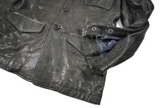 画像3: Used made in Italy Leather Jacket (3)