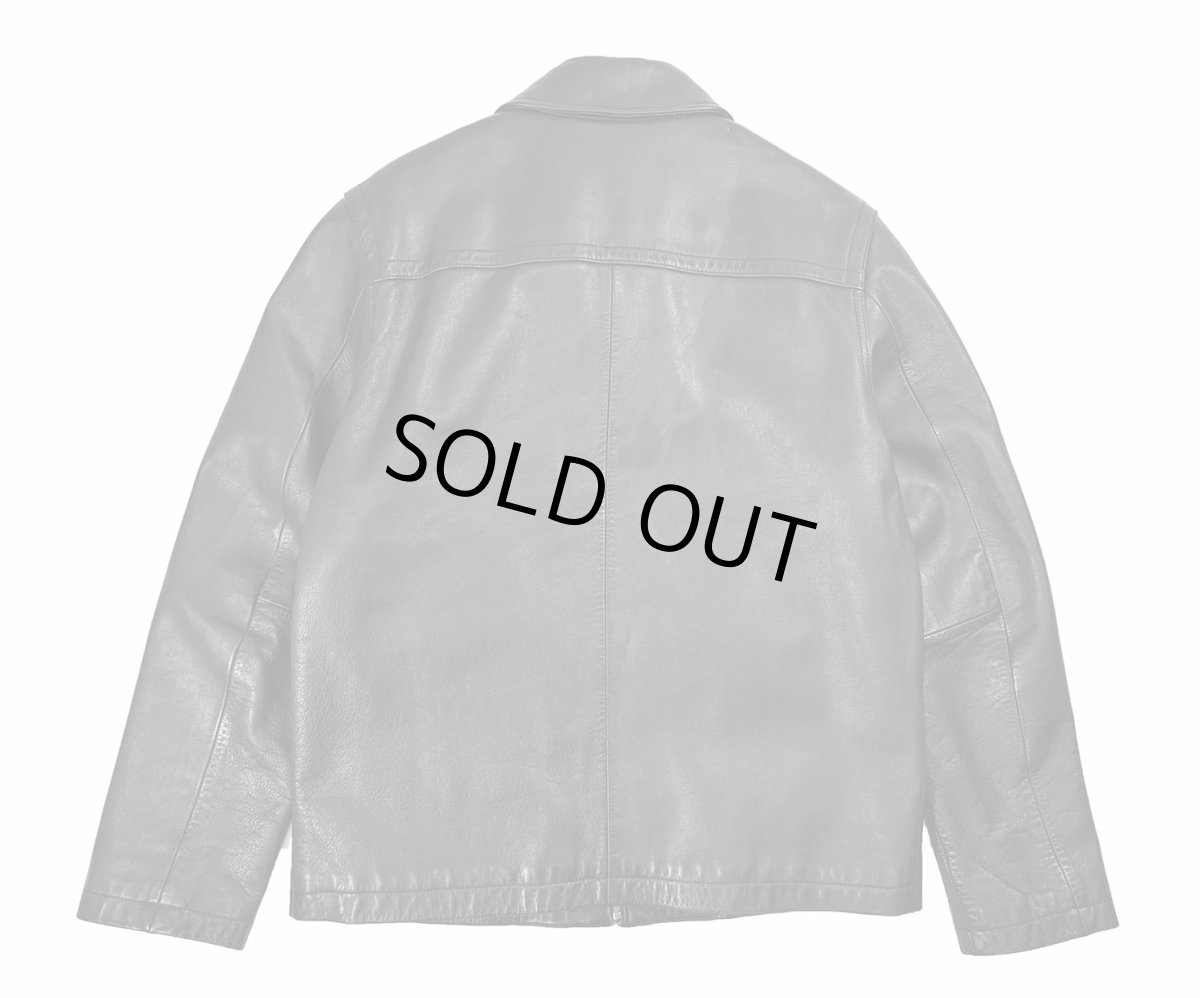 画像2: Used Gap Leather Jacket Black (2)