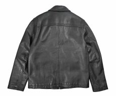 画像2: Used Gap Leather Jacket Black (2)